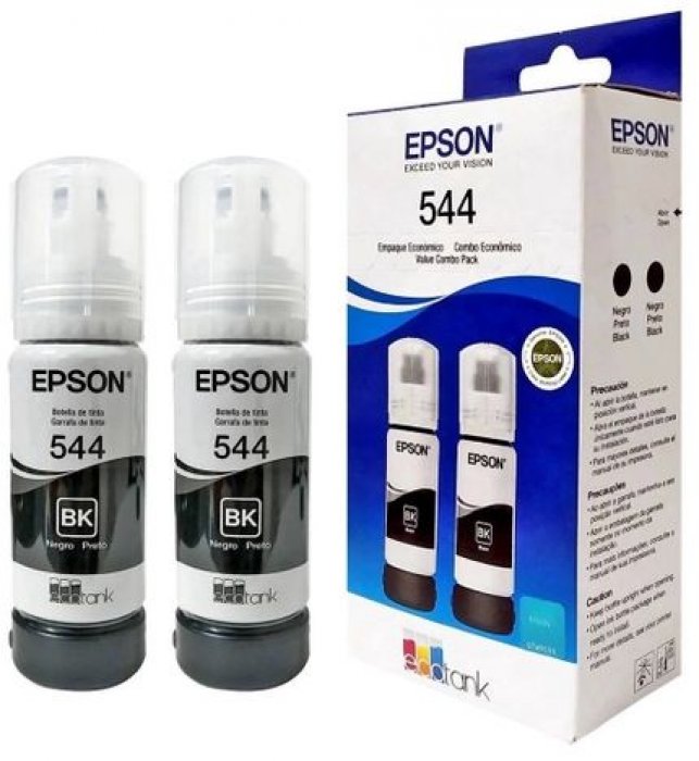Cartucho Epson Ecotank Refil T5441-2P CX/2 Preto Original