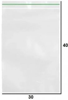 Saco Plastico Zip Lock N.11   30X40  Pct/50 Vabene