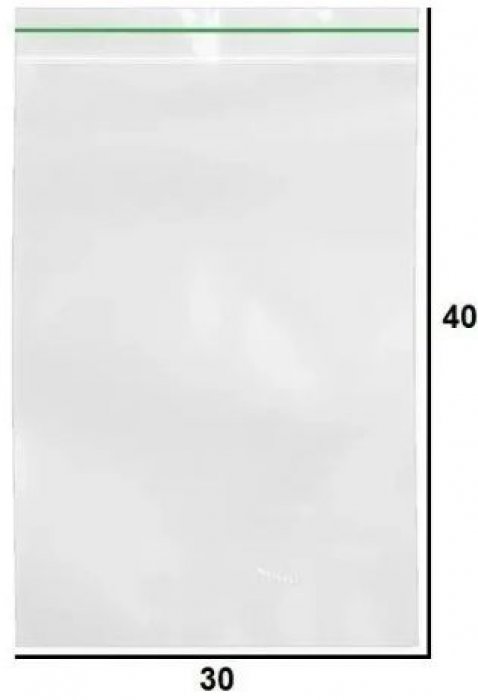 Saco Plastico Zip Lock N.11   30X40  PCT/50 Vabene