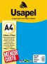 Papel A4 180GR Liso ***Folha Avulsa*** Azul Usapel 25002 Diplomata