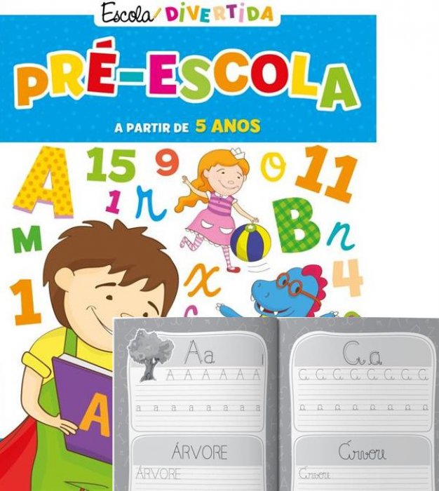 Livro Pre-Escola 48P 28X21CM - Magic Kids
