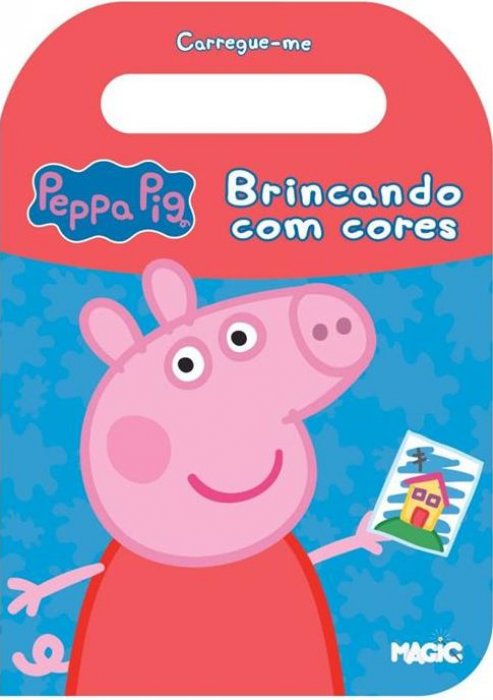 Livro Colorir/Ler Carregue-Me Peppa 32PG - Magic Kids