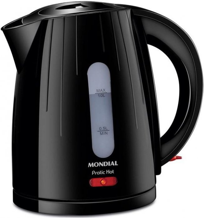 Chaleira Eletrica Pratic Hot 220V Preta Mondial