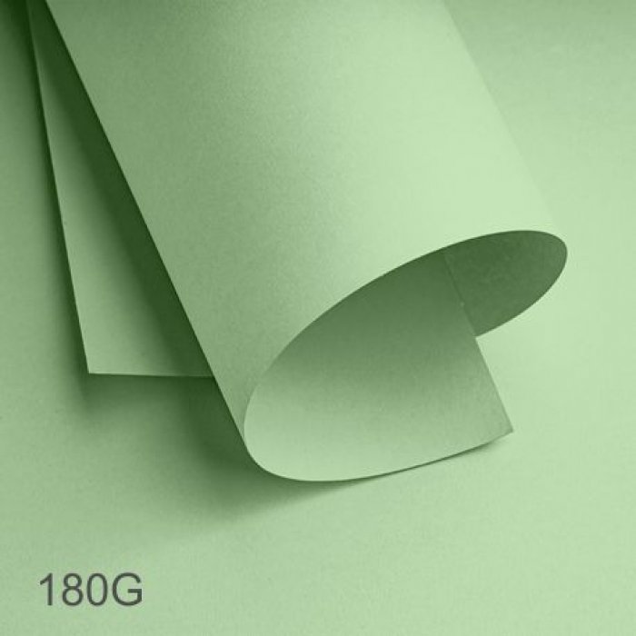Papel A4 180GR Liso Folha Avulsa Verde Claro Masterprint Diplomata