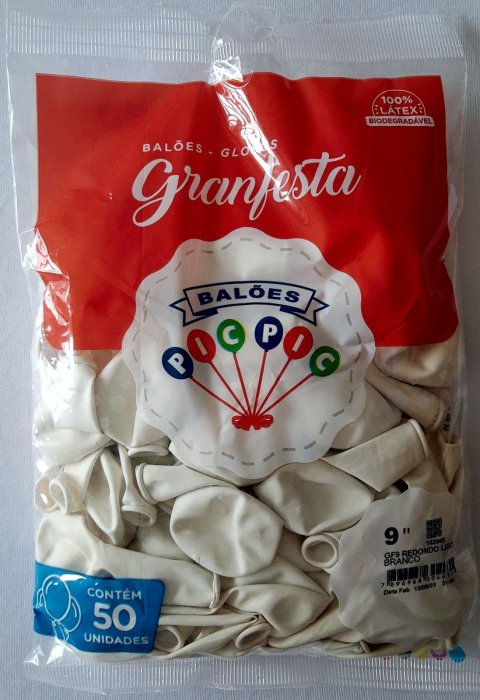 Balao Gran Festa 9 Branco PCT/50
