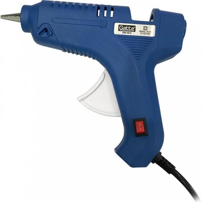 Pistola Cola Quente Grande Semi-Profissional 40W Gatte Bivolt 4014 Make+
