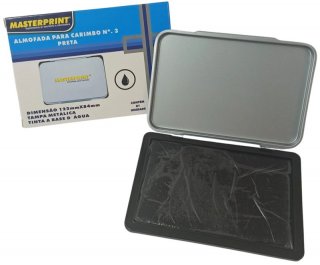 Almofada Masterprint Carimbo Preto N.3  Mp773