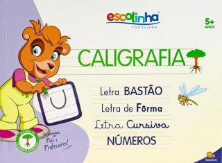 Livro ** Pedagogico Caligrafia Escolinha Todo Livro 27X20 48P 1145185