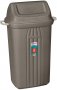 Lixeiro Plastico Basculante 30L Marrom Sanremo SR283
