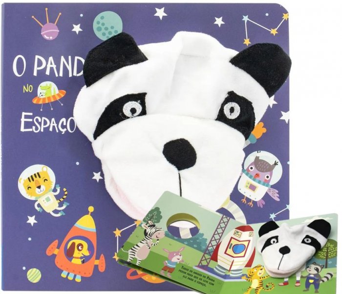 Livro Fantoche - Panda no Espaco