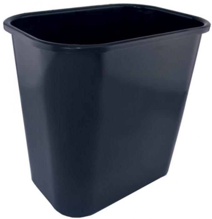 Lixeiro Dello Retangular 12,5LT Preto 2403.P.0006