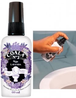 Odorizador N2 Bloqueador de Odores Sanitarios Lavanda 60ML Coala