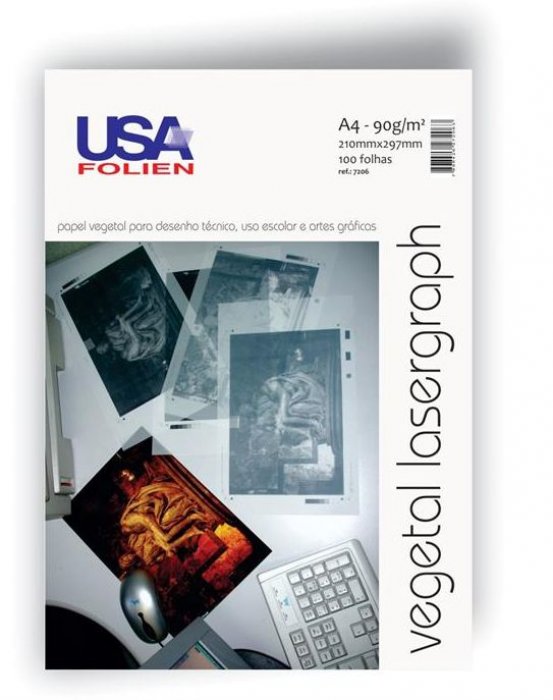Papel Vegetal A4 90GR  *Usa*  PCT/100FLS