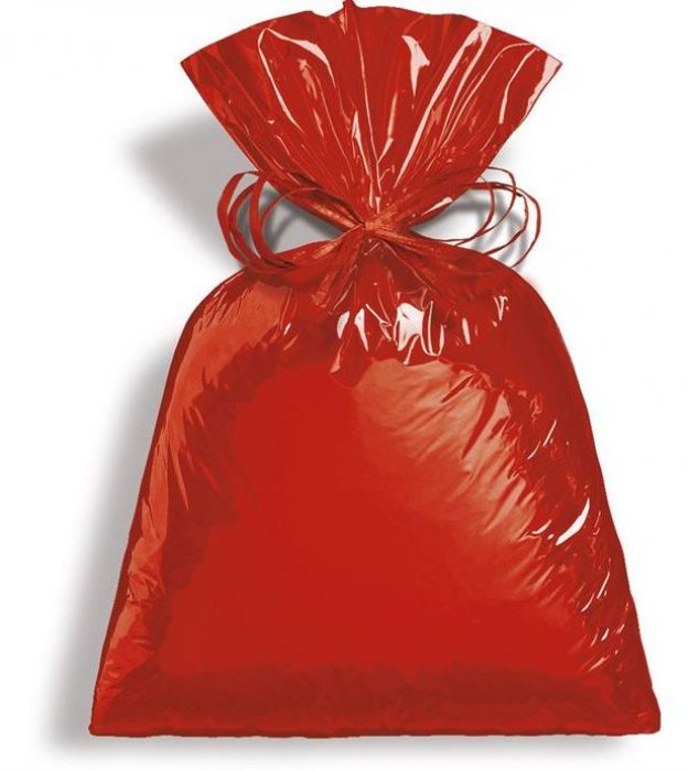 Pacote Presente Saco Metalizado Vermelho 25X35 25X37 99060410 Cromus