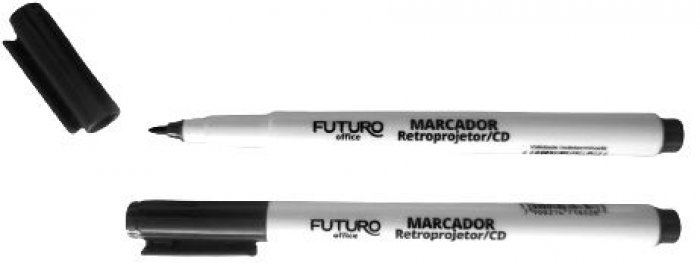 Caneta Retro Projetor Futuro 2.0 Preta FO272212