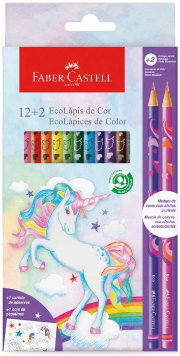 Lapis Cor Faber 12+2 Unicornio  120912+2UNI