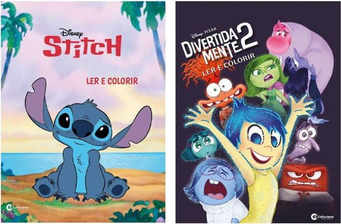 Livro ** Ler e Colorir Stitch/divertidamente 8Pag - Culturama (Avulso)