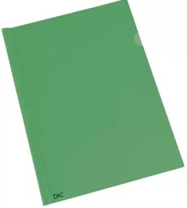 Pasta Canaleta A4 Verde DAC 0822PP-VD