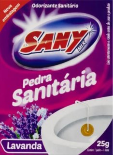 Pedra Sanitaria Sany 25Gr Lavanda Caixinha