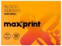Bloco Adesivo **Maxprint** 743401 *76X102* Laranja Neon 100FLS