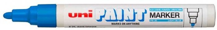 Caneta Uni Paint Marker Px-20 Azul Uniball