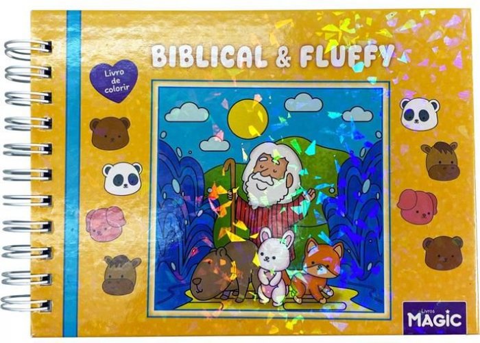 Livro Colorir Bobbie Goods Biblical Fluffy 96PAG Esp CD 180G - Magic