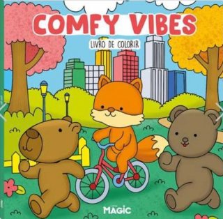 Livro ** Colorir Bobbie Goods Comfy Vibes 48Pag 180G - Magic