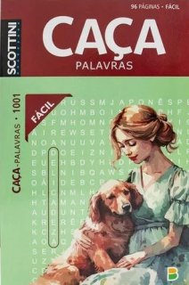 Livro Caca-Palavras Facil 96Pag - Scottini 1001