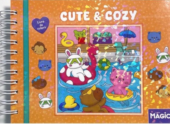 Livro Colorir Bobbie Goods Esp Cute e Cozy 96PAG CD 180G - Magic