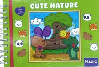 Livro ** Colorir Bobbie Goods Esp Cute Nature 96Pag Cd 180G - Magic