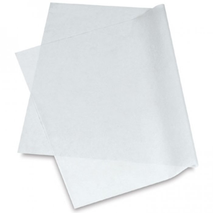 Papel Manteiga/Impermeavel Cristal Branco 50X70