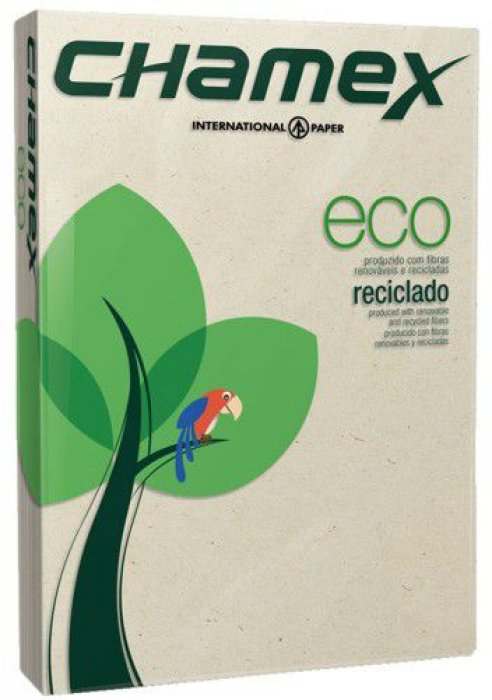 Papel A4 75GR Reciclado Eco Chamex PCT/500