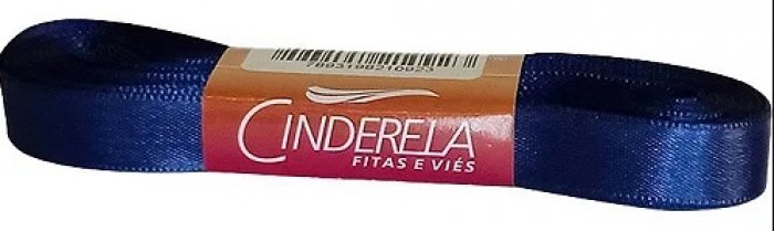 Fita Cetim 15MM X 10 MT Azul Marinho Progresso