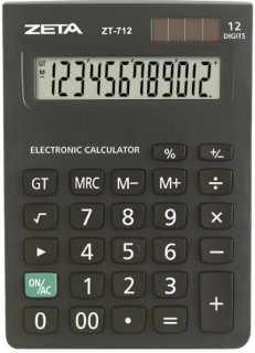 Calculadora Zeta Zt 712 - 12Dig. Mesa