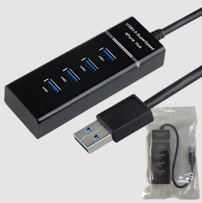 Hub USB 3.0 4 Portas Superspeed