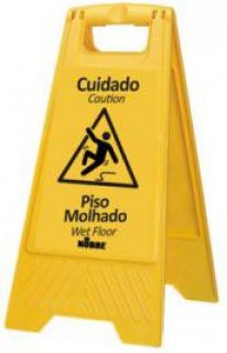 Placa Sinalizadora Piso Molhado Amarela 31833