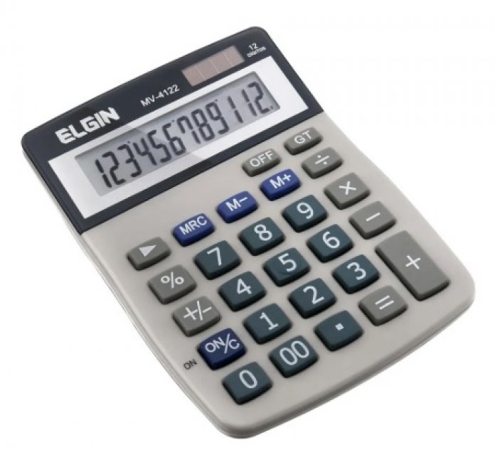 Calculadora Elgin 12 Dig Solar - Mesa MV4122