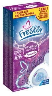 Pedra/Pastilha Adesiva Sanitaria C/3 Lavanda Novo Frescor