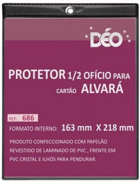 Porta Cnpj/alvara R.686 (1/2 Of) Deo/acp 163X218 C/aba