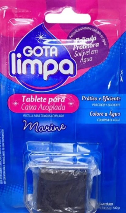 Pastilha Sanitaria P/Caixa Acoplada Marine Gota Limpa 50G