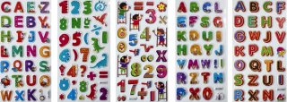 Adesivo Ar Letras, Numeros e Matematica - C/20 Unid