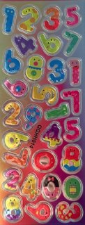 Adesivo Numeros Holograficos Moozi