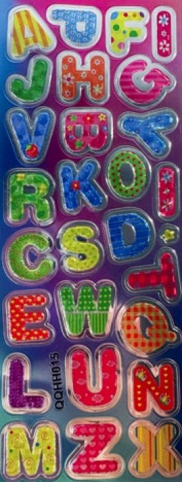 Adesivo Letras Holografico Moozi