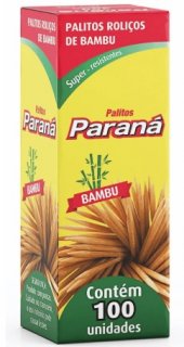 Palito de Dente Bambu Cx/100  Parana