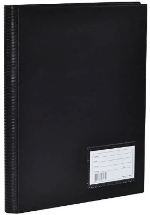 Pasta Catalogo Flex Polibras.60304 A4 C/50FLS C/Visor Preto