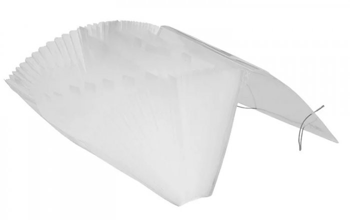 Pasta Sanfona PP  A4 *12 Div* *Cristal* Polibras   90717