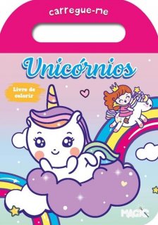 Livro **colorir/ler Carregue-Me Unicornio 32Pg - Magic Kids