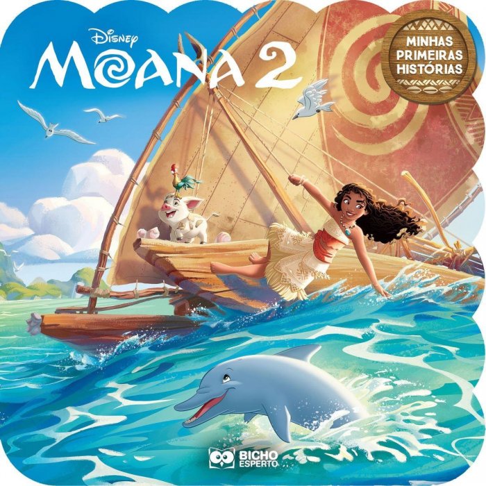 Livro Leitura Moana 2 20X20 16PAG 37738 - Bicho Esperto