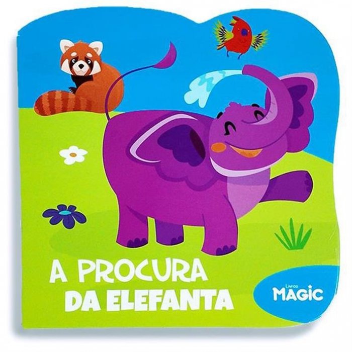 Livro Leitura Recortado a Procura da Elefanta 10PG - Magic Kids
