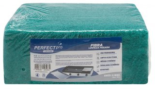 Fibra Limpeza Pesada Verde 26X10 Pct/10  Perfect Pro